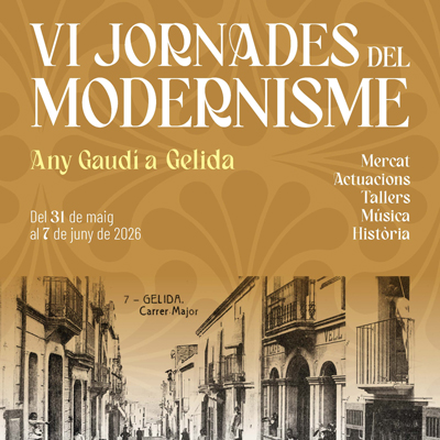 Jornades del Modernisme a Gelida, 2026