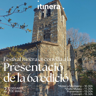 Presentació del Festival Itinera, 2026