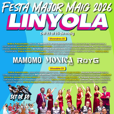 Festa Major de Maig de Linyola, 2026