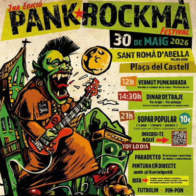 Pankrockmà Festival, Sant Romà d'Abella, Isona i Conca Dellà, Pallars Jussà, 2026