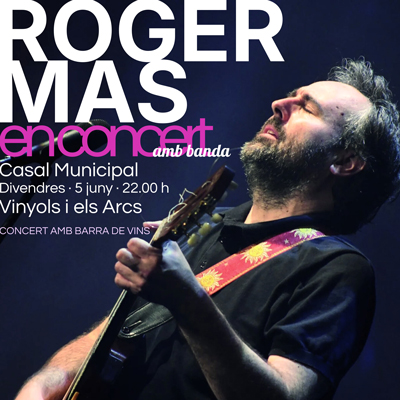 Concert de Roger Mas al VedeVi, Vinyols i els Arcs, 2026