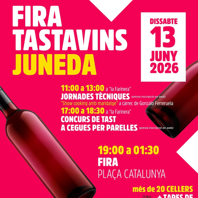 Fira Tastavins Juneda, 2026