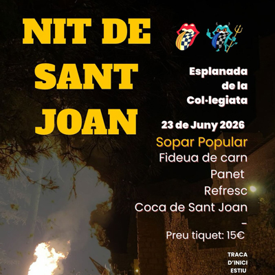 Revetlla de Sant Joan a Àger, 2026