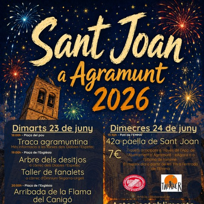 Revetlla de Sant Joan a Agramunt, 2026
