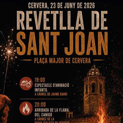 Revetlla de Sant Joan a Cervera, 2026