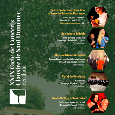 XXIX Cicle de Concerts Claustre de Sant Domènec - Peralada 2026