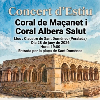 Concert de la Coral de Maçanet i la Coral Albera Salut - Peralada 2026
