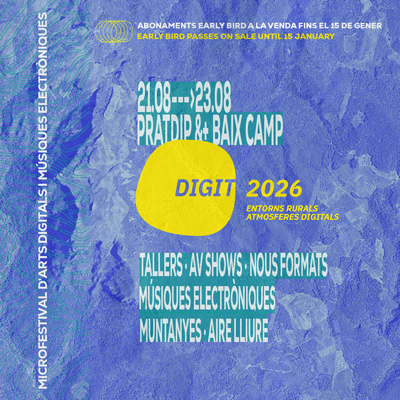 Festival DIGIT, Pratdip, 2026