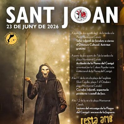 Revetlla de Sant Joan a l'Espluga de Francolí, 2026
