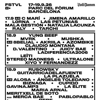 Festival·B, Barcelona, 2026