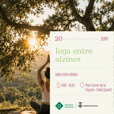 Ioga entre alzines, Palol d'Onyar, Quart, Consorci de les Gavarres, 2026