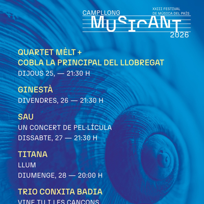 Festival Musicant, Campllong, 2026 Festival Musicant, Campllong, 2026
