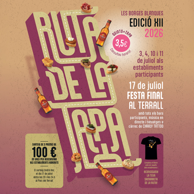 Ruta de la Tapa, Les Borges Blanques, 2026