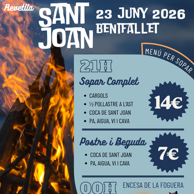 Sant Joan - Benifallet 2026