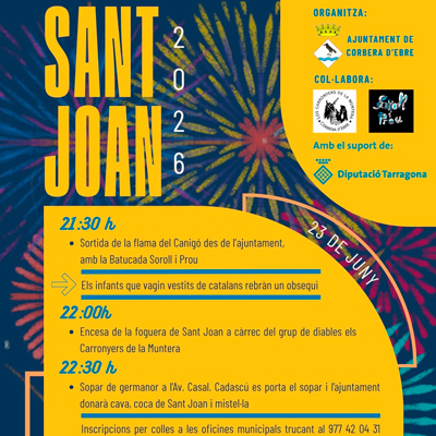 Sant Joan - Cobera d'Ebre 2026