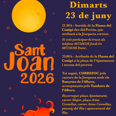 Sant Joan - la Jonquera 2026