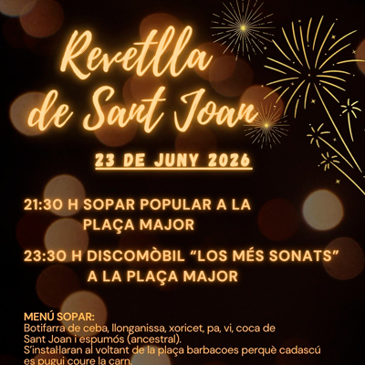 Sant Joan - la Pobla de Massaluca 2026