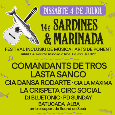 14è Sardines & Marinada, Tàrrega, 2026