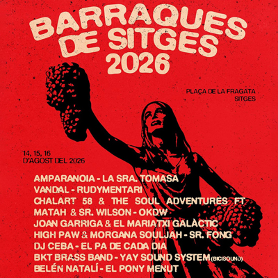 Barraques de Sitges, Festa Major de Sitges, 2026