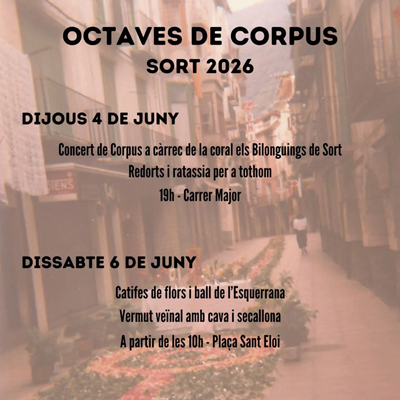 Octaves de Corpus a Sort, 2026