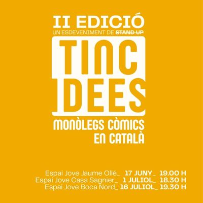 Tinc Idees, Tinc Idees 2026, 