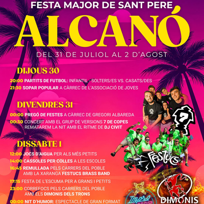 Festa Major d'Alcanó, 2026