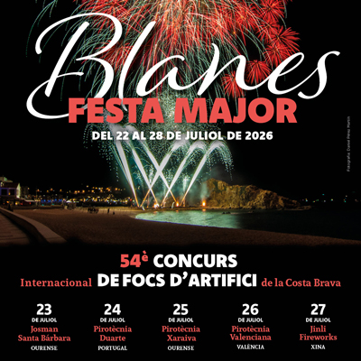 54è Concurs Internacional de Focs d'Artifici de la Costa Brava, Blanes, 2026 54è Concurs Internacional de Focs d'Artifici de la Costa Brava, Blanes, 2026