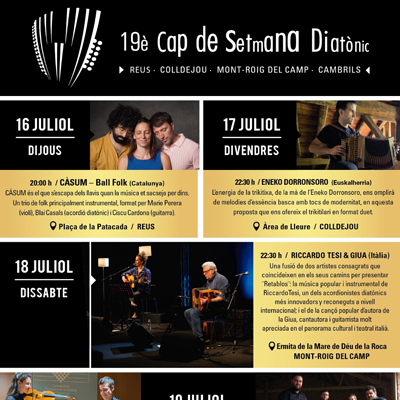 19è Cap de Setmana Diatònic, 2026