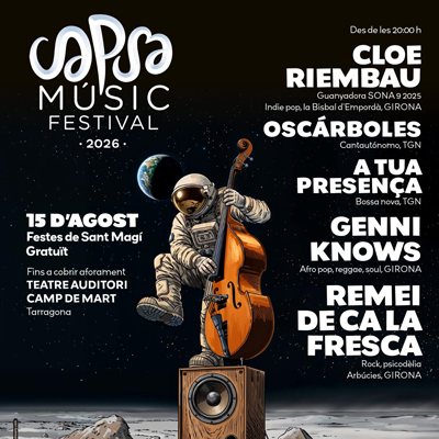 Capsa Music Festival, Tarragona, 2026