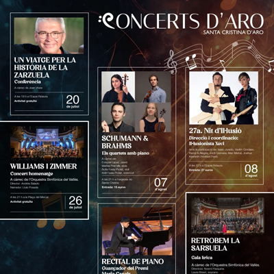 Festival Concerts d'Aro - Santa Cristina d'Aro 2026