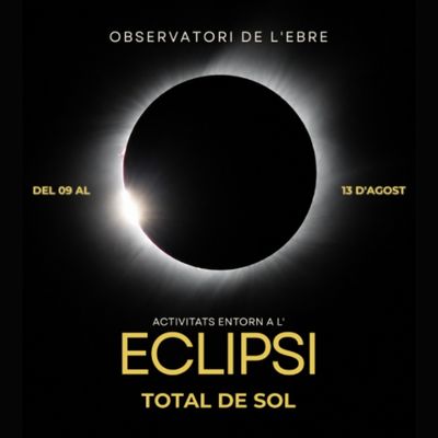 Activitats al voltant de l'eclipsi a l'Observatori de l'Ebre, Observatori de l'Ebre, 2026, Eclipsi, 