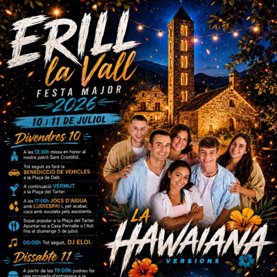 Festa Major i Baixada de Falles d'Erill la Vall, Vall de Boí, 2026