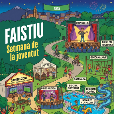 Faistiu. Setmana de la Joventut a l'Espluga de Francolí, 2026 Faistiu. Setmana de la Joventut a l'Espluga de Francolí, 2026