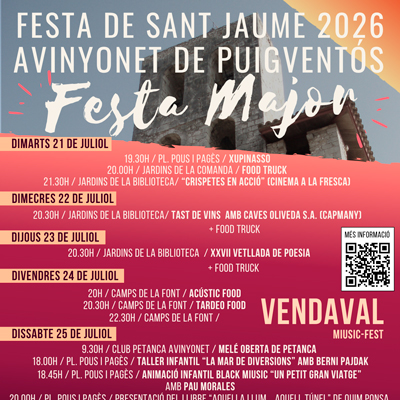 Festa Major - Avinyonet de Puigventós 2026 Festa Major - Avinyonet de Puigventós 2026