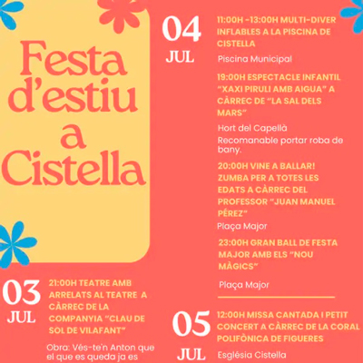Festa Major - Cistella 2026