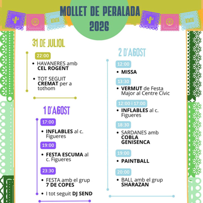 Festa Major - Mollet de Peralada 2026