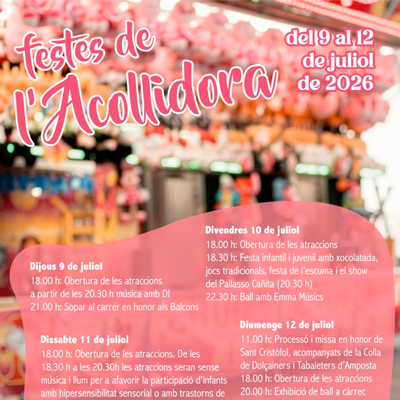 Festes de l'Acollidora - Amposta 2026