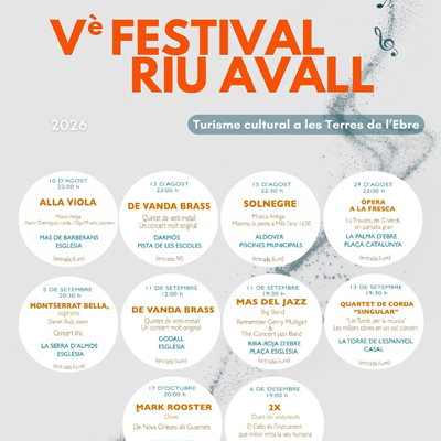Festival Riu Avall - 2026 Festival Riu Avall - 2026