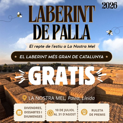 Laberint de palla de Pavia, Talavera, La Segarra, 2026