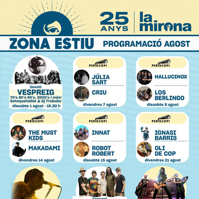 Agost a la Mirona, Salt, 2026 Agost a la Mirona, Salt, 2026