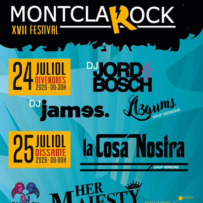 Festival MontclaRock, Montclar d'Urgell, Agramunt, 2026