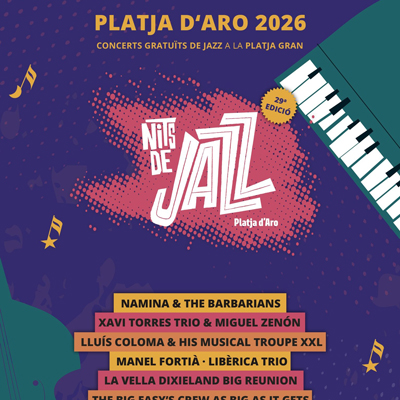 Festival Nits de Jazz a Platja d'Aro, 2026 Festival Nits de Jazz a Platja d'Aro, 2026