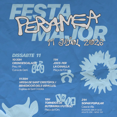 Festa Major de Peramea, Baix Pallars, Pallars Sobirà, 2026