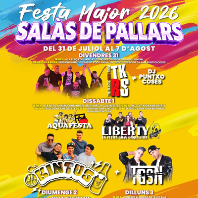 Festa Major de Salàs de Pallars, 2026