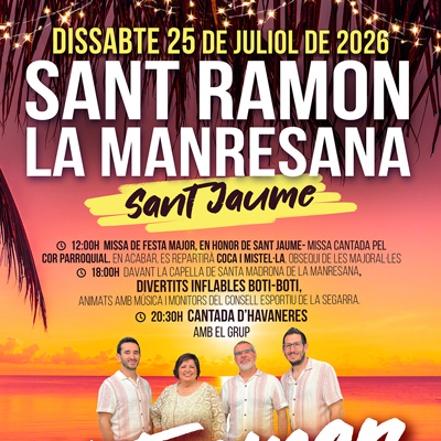 Festa de Sant Jaume a Sant Ramon, la Manresana, 2026