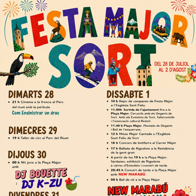 Festa Major de Sort, 2026