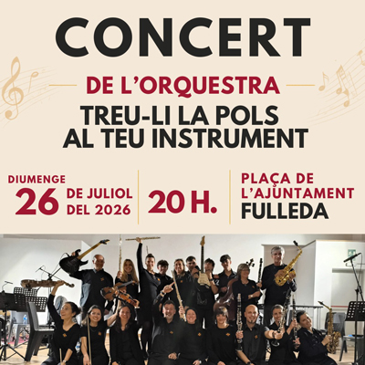 Concert de l'Orquestra Treu-li la Pols al Teu Instrument (TLP), Fulleda, 2026 Concert de l'Orquestra Treu-li la Pols al Teu Instrument (TLP), Fulleda, 2026