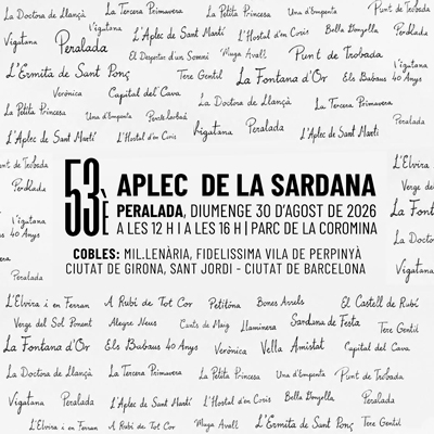 53è Aplec de la Sardana - Peralada 2026 53è Aplec de la Sardana - Peralada 2026