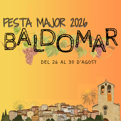 Festa Major de Baldomar, Artesa de Segre, 2026 Festa Major de Baldomar, Artesa de Segre, 2026