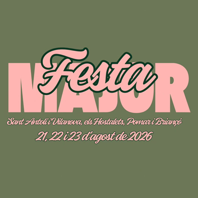 Festa Major de Sant Antolí, Hotalets, Pomar i Birançó, Ribera d'Ondara, 2026 Festa Major de Sant Antolí, Hotalets, Pomar i Birançó, Ribera d'Ondara, 2026